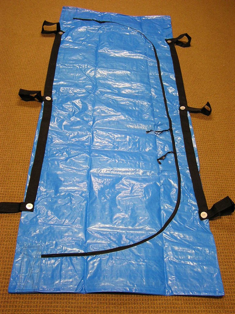 Heavy Duty Body Bag with Handles Center Zipper Style - BE002